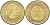 Италия 200 лир 1978 R, шестерня KM 105 алюминиевая бронза 4175-824