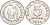 Индонезия 5 рупий 1974 FAO, программа планирования семьи KM 37 алюминий UNC 4149-623