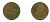 Ганновер 1 пфенниг 1846 B, Эрнст Август (1837-1851) KM 201.1, AKS 129, J. 74 медь 35-821