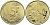 БЕЛЬГИЯ 5 ФРАНКОВ 1986 BELGIQUE KM 163 латунь или алюминевая бронза 4384-1022