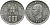 Греция 10 драхм 1959 Павел I (1947-1964) KM 84 никель 4531-441