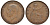 Великобритания 1 пенни 1936 Георг V (1910-1936) KM 838, Spink 4055 бронза 4123-941