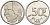 БЕЛЬГИЯ 50 ФРАНКОВ 1993 BELGIE, БОДУЭН I (1951-1993) KM 169 никель 4390-345