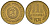 Болгария 1 стотинка 1974 KM 84 латунь UNC 4615-1039