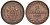Саксония 2 пфеннига 1869 В, Иоганн (1854-1873) KM 1217, Jaeger 121, AKS 155 медь 75-1129