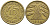 Германия 10 рейхспфеннигов 1924 A KM 40, J.317, Weege 9 алюминиевая бронза 51-655