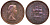 Южная Африка 1/2 пенни 1956 Елизавета II, парусник KM 45 бронза PROOF 1528-922