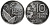 ФИНЛЯНДИЯ 10 ПЕННИ 1997 M, ЛАНДЫШ KM 65 медно-никель UNC 3334-1155