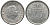 Нидерланды 25 центов 1957 Юлиана (1949-1980) KM 183 никель 72-1722