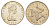 Остров Мэн 10 пенсов 1975 Елизавета II (1952-2022) KM 23 медно-никель aUNC 4648-216
