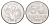 Бразилия 50 крузейро 1984 KM 594.1 нержавеющая сталь UNC 4642-1234