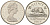 Канада 5 центов 1965 Елизавета II (1952-2022), бобер KM 60.1 никель aUNC 4596-215