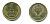 СССР 1 КОПЕЙКА 1989 Федорин 178, ММД KM 126a латунь UNC 551-929