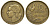 Франция 10 франков 1951 петух KM 915.1, Le Franc 363.4 алюминиевая бронза 4128-445