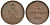 Брауншвейг-Каленберг-Ганновер 2 пфеннига 1855 B, Георг V (1851-1866) KM 217,aKS 152, J. 84 медь 4142-211