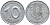 ГДР 10 ПФЕННИГОВ 1950 А KM 3 алюминий 26-332