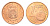 Латвия 1 евроцент 2014 KM 150 сталь плакированная медью UNC 4694-1026