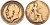 Великобритания 1 пенни 1916 Георг V (1910-1936) KM 810, Spink 4051 бронза    4149-422