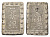 Япония 1 бу ND (1859-1868) Ansei Ichibugin C 16a серебро 650-1345