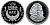 Египет 5 фунтов 1993 голова сфинкса KM 741 серебро PROOF 04-269-45