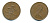 Великобритания 2 пенса 1971 Елизавета II (1952-2022) KM 916, Spink 4235 (C1) бронза 80-1043