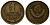СССР 1 копейка 1984 Федорин 170, KM 126a латунь 4173-1229