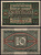 Германия 10 марок 1920 Pick 67a бумага 8602-33-3-2