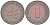 ФРГ 1 ПФЕННИГ 1950 F KM 105, J. 380 сталь плакированная медью 4181-537