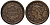 США 1 цент 1850 большой формат, Braided hair  медь    1531-131