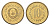 Югославия 10 пара 1965 KM 44 латунь UNC 4659-749
