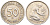 ФРГ 50 пфеннигов 1981 D KM 109, J. 384 медно-никель 4132-1211