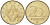 Венгрия 20 форинтов 2015 BP KM 696 никель латунь 4548-1217