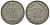Румыния 50 бани 1873 b, Кароль I как принц (1866-1881) KM 9 серебро 441-1513