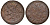 Швеция 1/6 эре 1671 Карл XI (1660-1697) была в обращении на территории России KM 254 медь 4177-415