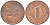 ФРГ 1 пфенниг 1971 J KM 105, J.380 сталь плакированная медью 187-427