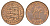 Гернси 2 пенса 1979 Елизавета II (1952-2022), ветряная мельница KM 28 бронза 4656-1057