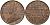 Британская Индия 1/4 анна 1936 Георг V (1910-1936) KM 512 бронза UNC 94-251