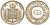 Бразилия 500 рейс 1866 Педро II (1831-1889) KM 464 серебро 272-1744